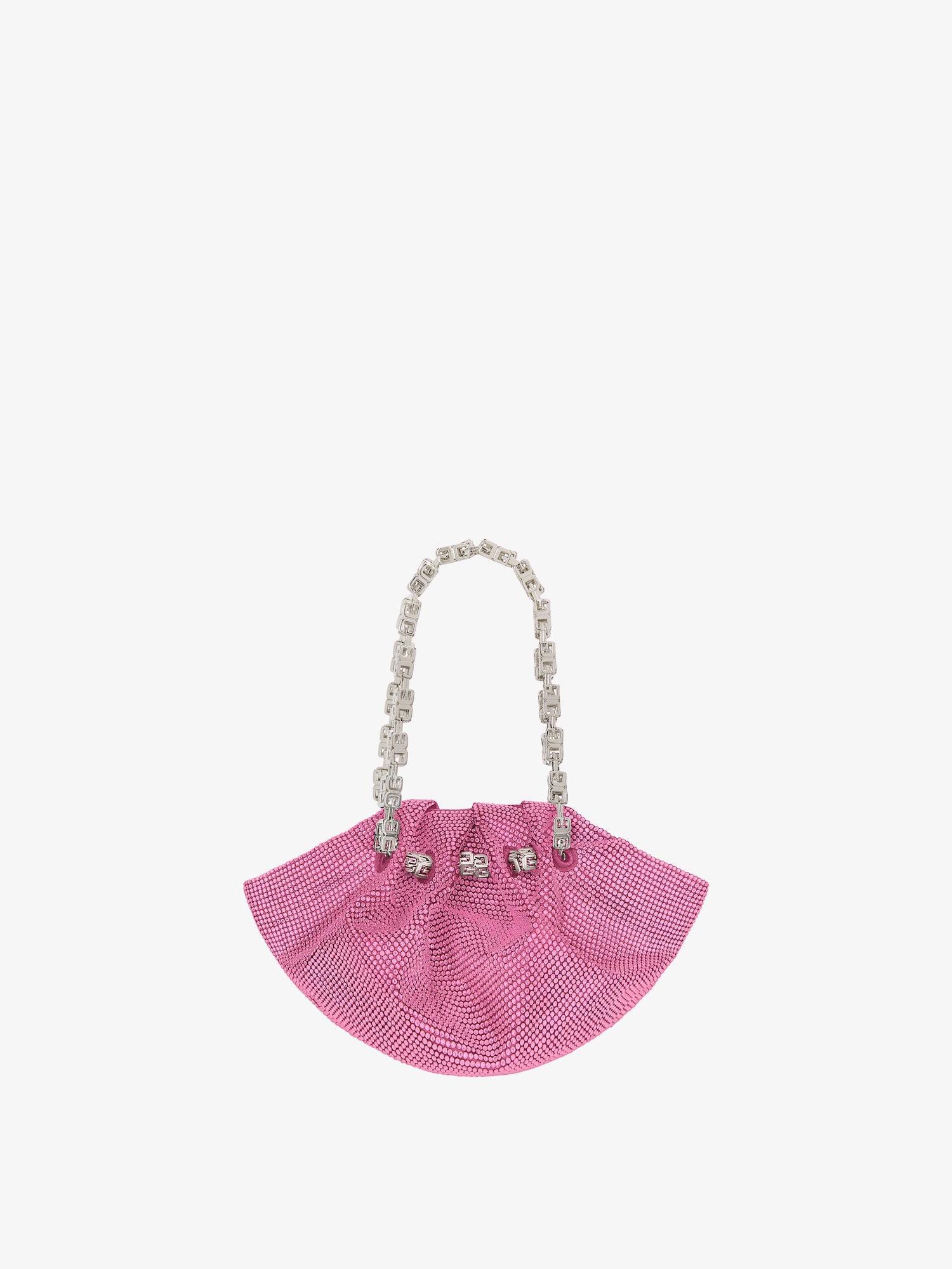 Mini Kenny bag in satin with strass Product Image