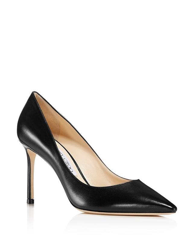 Jimmy Choo Womens Romy 85 Pointed-Toe Pumps Product Image