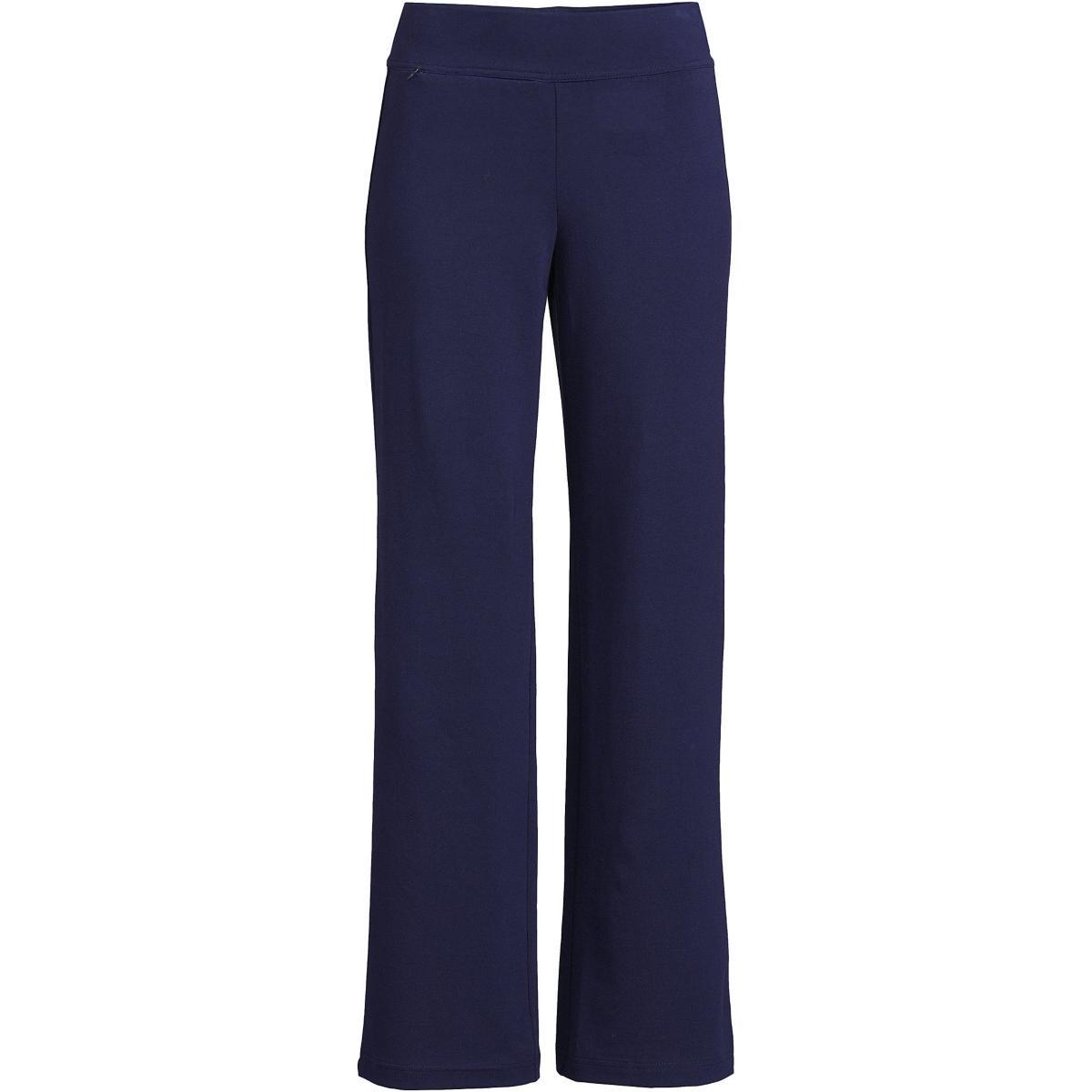 Lands End Womens Starfish Mid Rise Wide Leg Pull On Pants Product Image