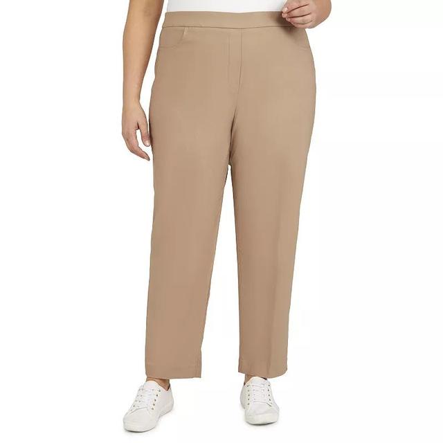 Plus Size Alfred Dunner Allure Pull On Ankle Pants, Womens Product Image