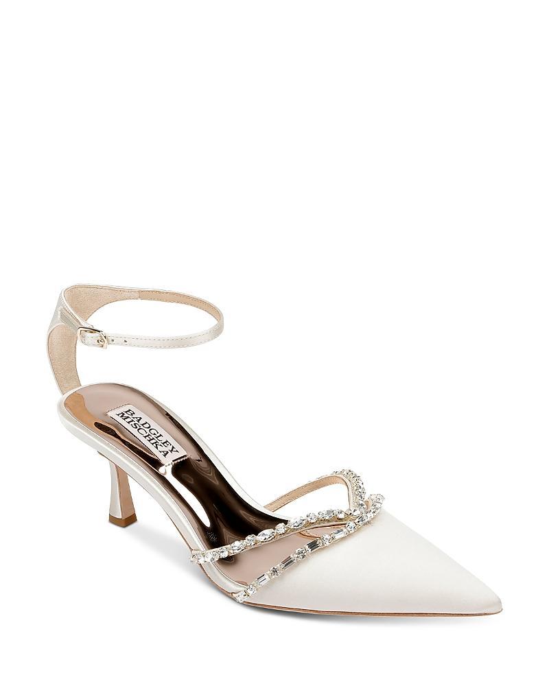 Badgley Mischka Collection Ankle Strap Pointed Toe Pump Product Image