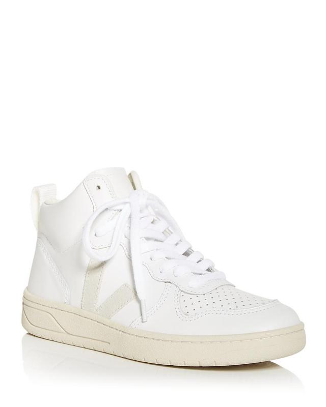 Veja Womens V-15 Mid Top Sneakers Product Image