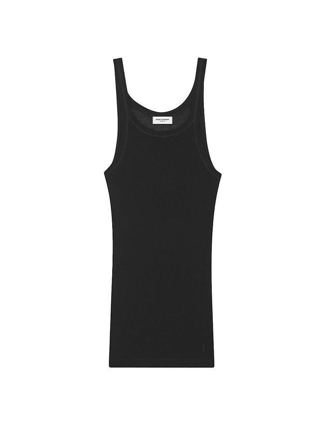 Mens Cassandre Tank Top In Ribbed Jersey Product Image