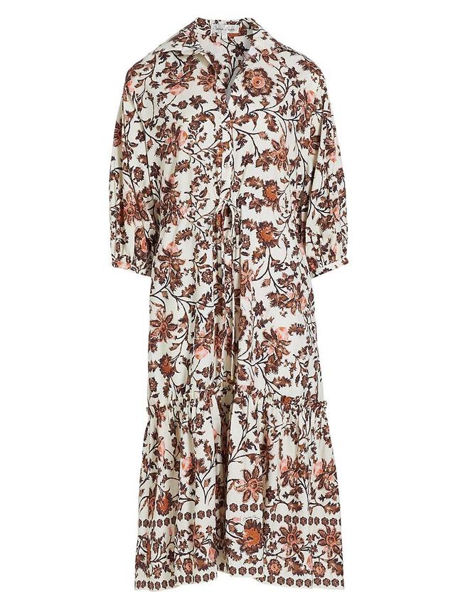 Womens Hutton Floral Print Shirtdress Product Image