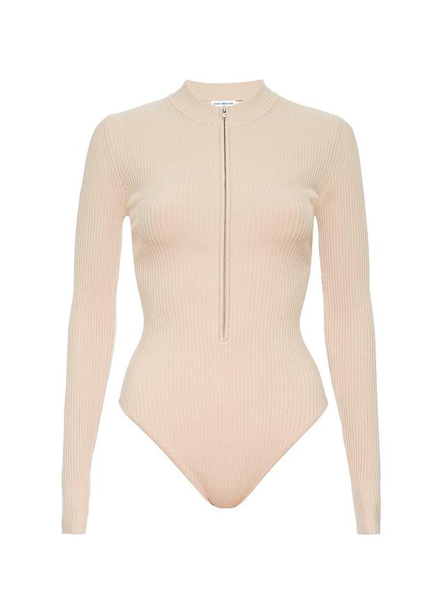 Womens Virgo Rib-Knit Bodysuit Product Image