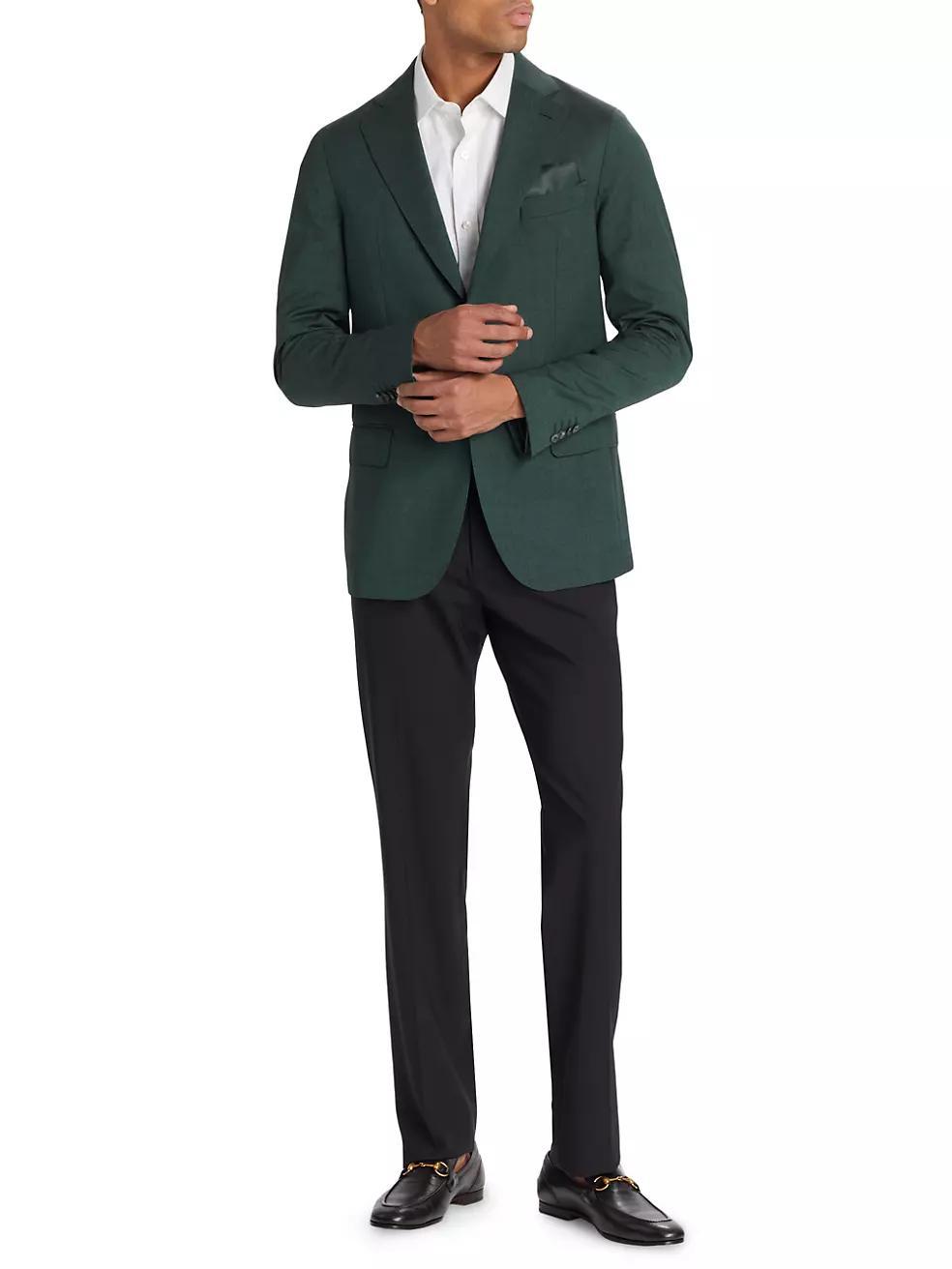 Slim-Fit Wool-Blend Two-Button Sport Coat Product Image