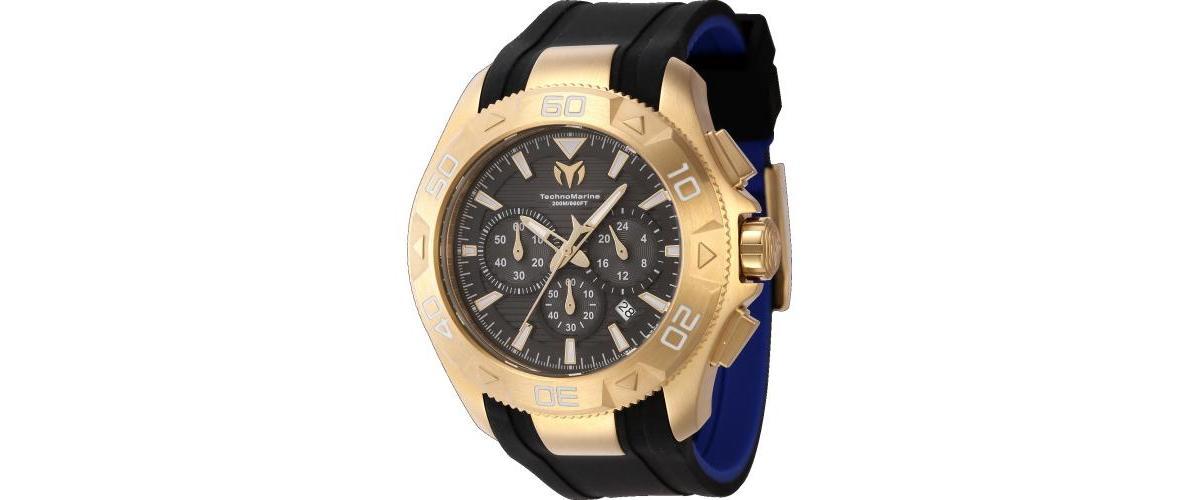 TechnoMarine Mens Tm-622004 UF6 Quartz Chronograph Black - Black Product Image