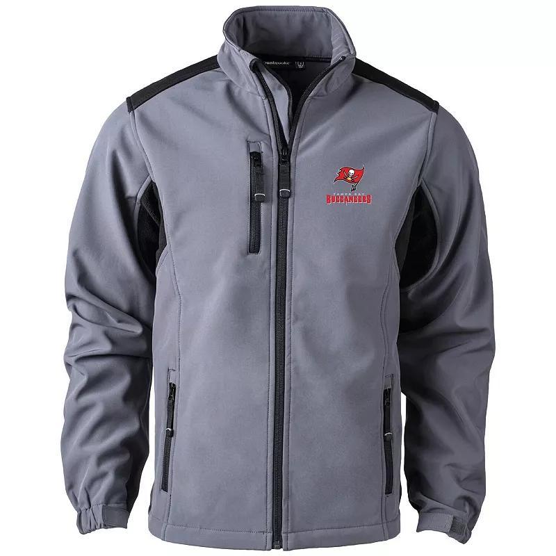 Mens Dunbrooke Charcoal Tampa Bay Buccaneers Circle Softshell Fleece Full-Zip Jacket Product Image