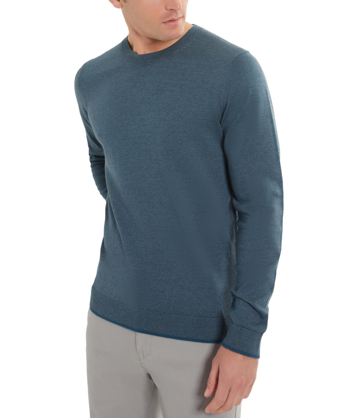 Kenneth Cole Mens Slim Fit Lightweight Crewneck Pullover Sweater - Heather Product Image