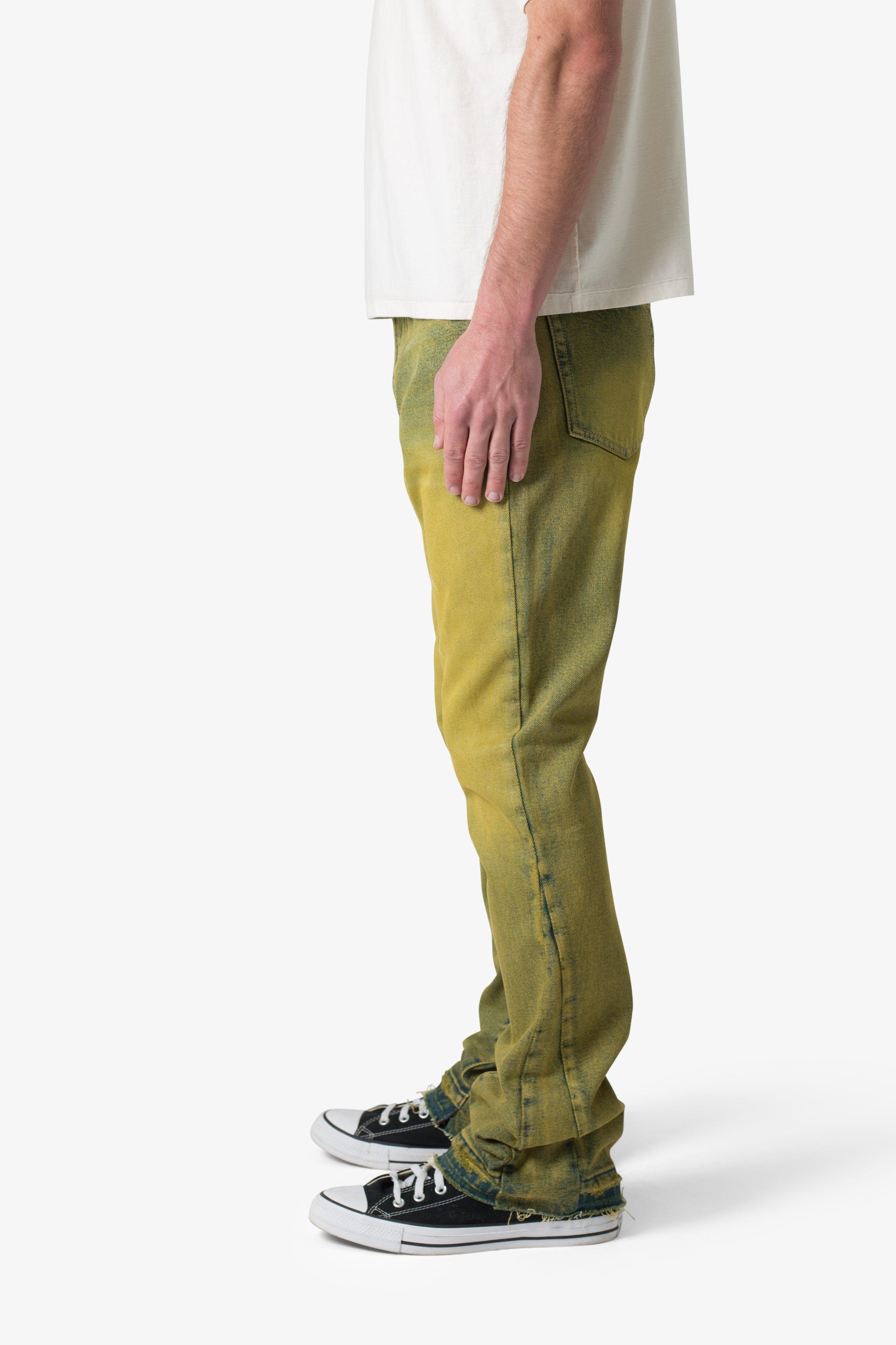 B540 Flare Denim - Olive Product Image