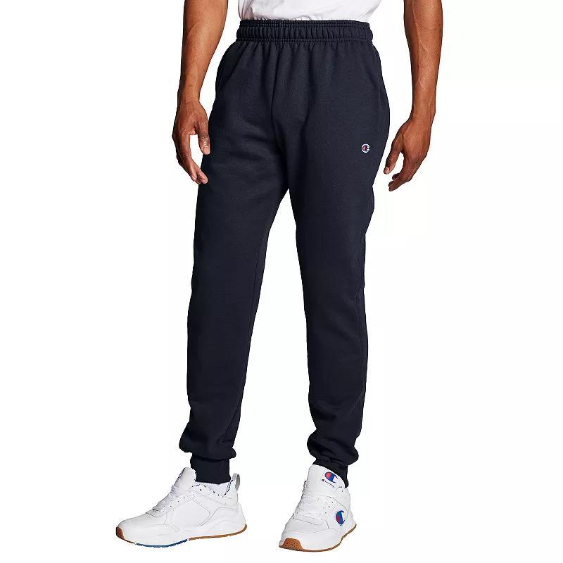 Oxford Gray Pocket Drawstring Powerblend Joggers - Men Product Image