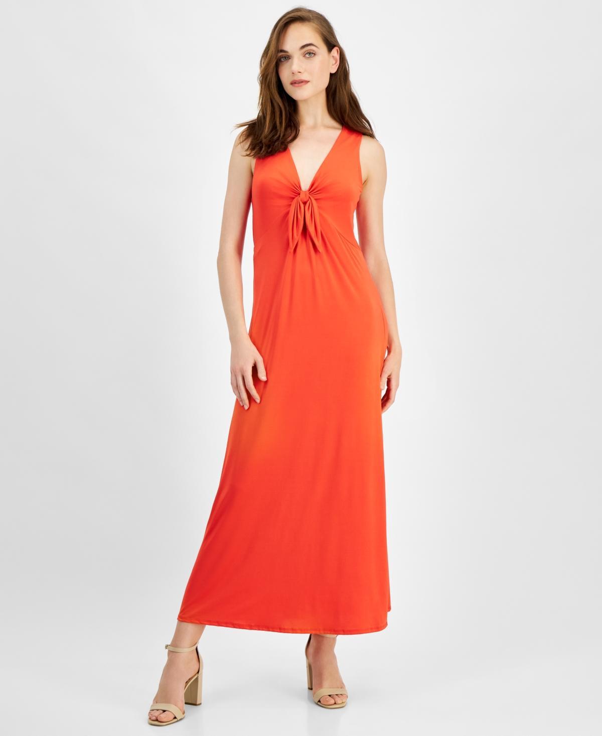 Rachel Rachel Roy Womens Wilonna Tie-Front A-Line Dress product image