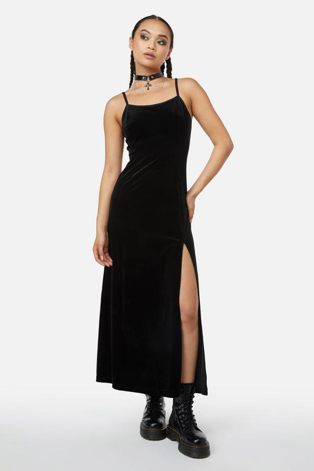 Obsidian Velvet Dress Product Image