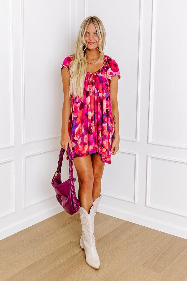 Southern Flair Floral Mini Dress Product Image