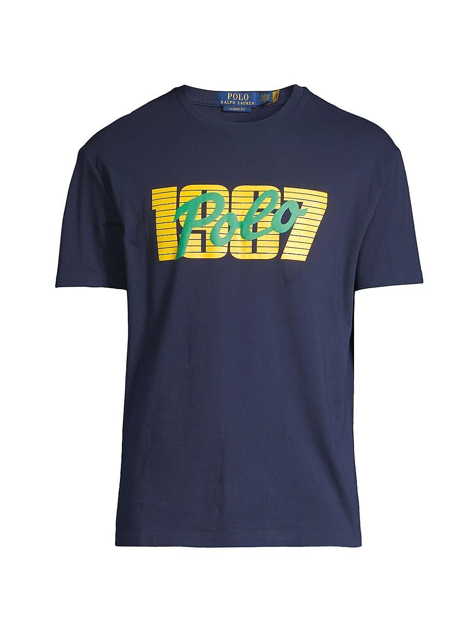 Men's Classic-fit Logo Jersey T-shirt In Cruise Navy Product Image