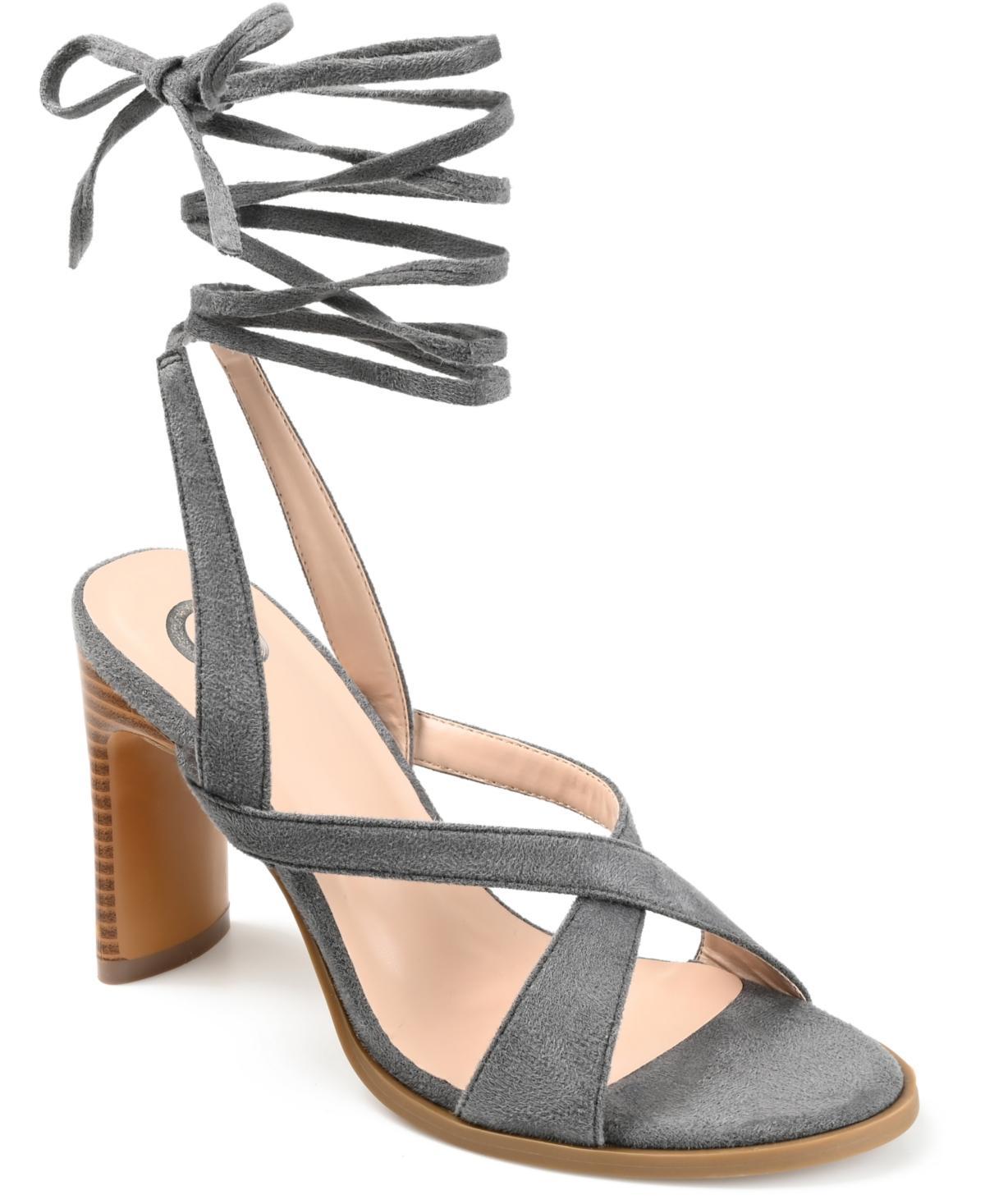 Journee Collection Womens Adalee Tie-Up Sandals Product Image