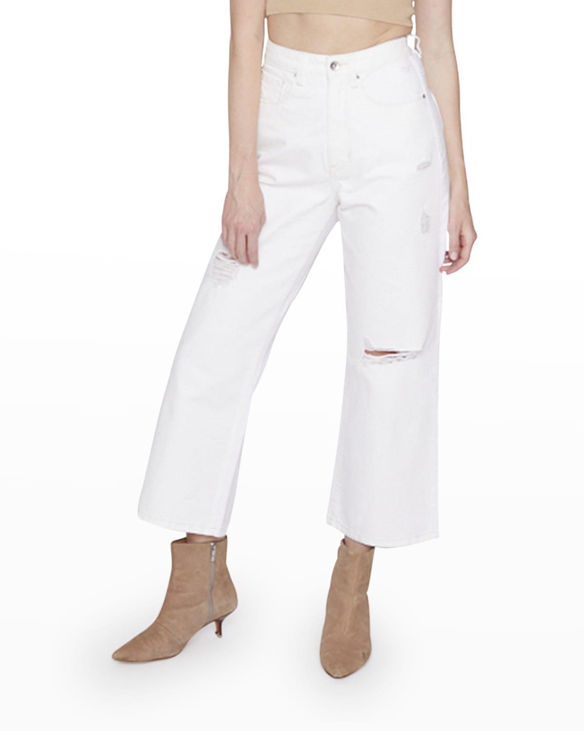 90s Distressed Wide-Leg Jeans Product Image