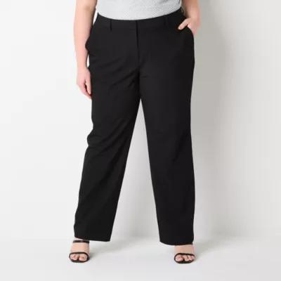 Worthington Plus Womens Modern Curvy Trouser Product Image