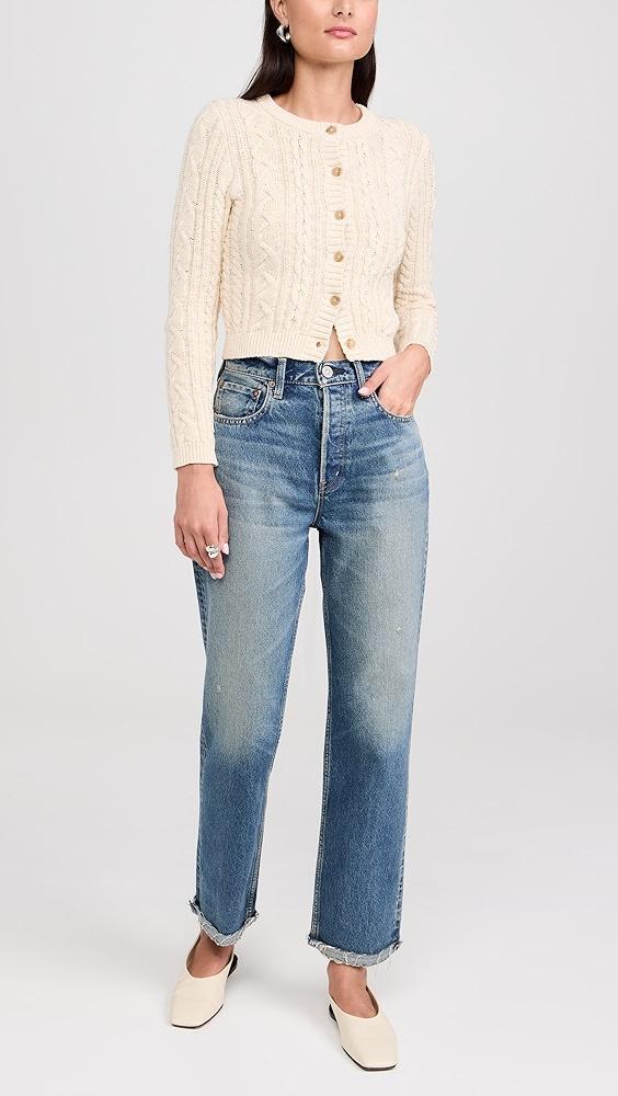 MOUSSY VINTAGE Mv Eniswood Wide Straight Jeans | Shopbop Product Image