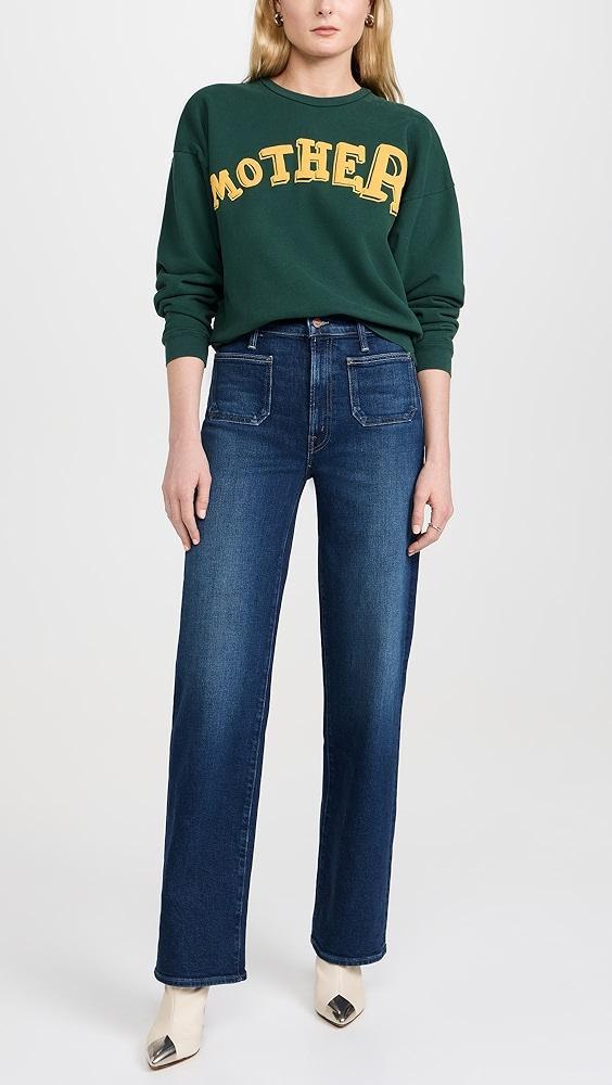 MOTHER Patch Pocket Rambler Zip Sneak Jeans | Shopbop Product Image