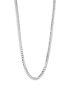 Milanesi And Co Sterling Silver Curb Chain Necklace 5mm, 24 Product Image