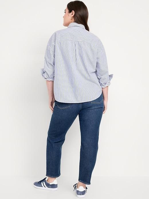 High-Waisted Built-In Warm OG Straight Ankle Jeans Product Image