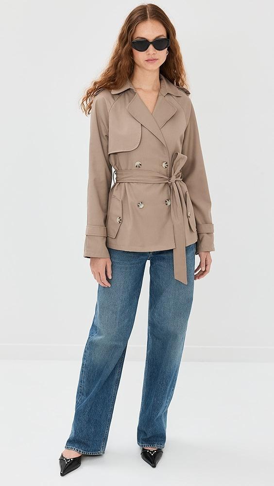 Lioness Cropped Trencherous Coat | Shopbop Product Image