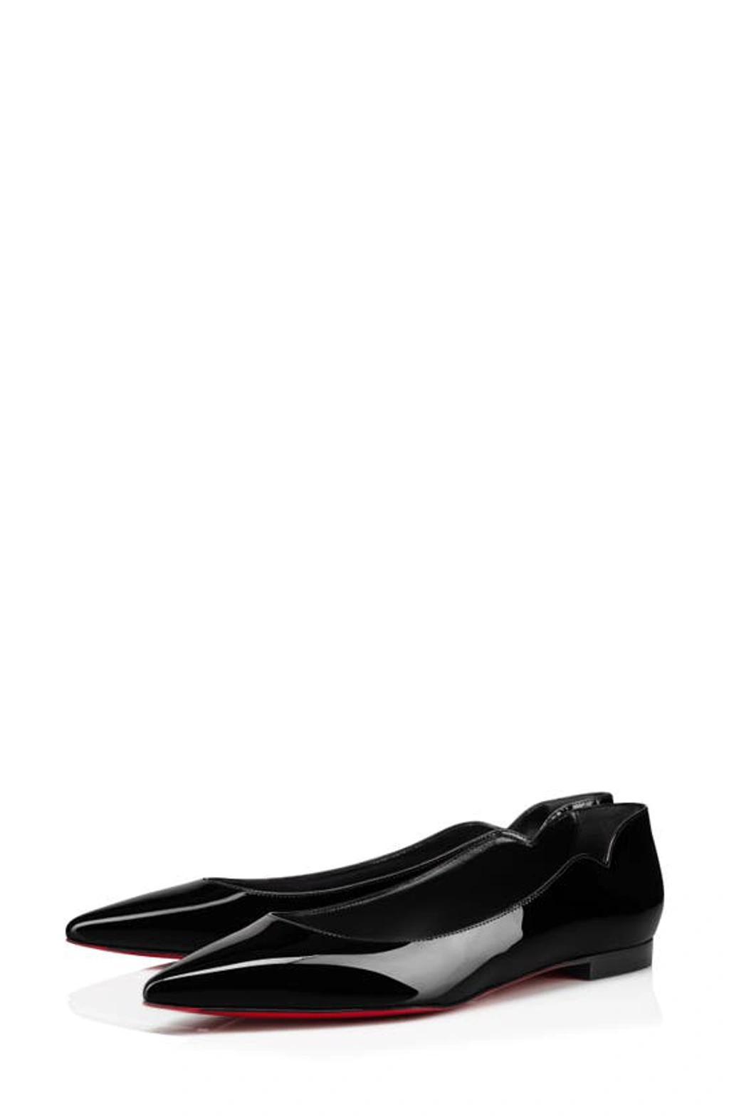 Hot Chickita Pointed Toe Flat In Black product image