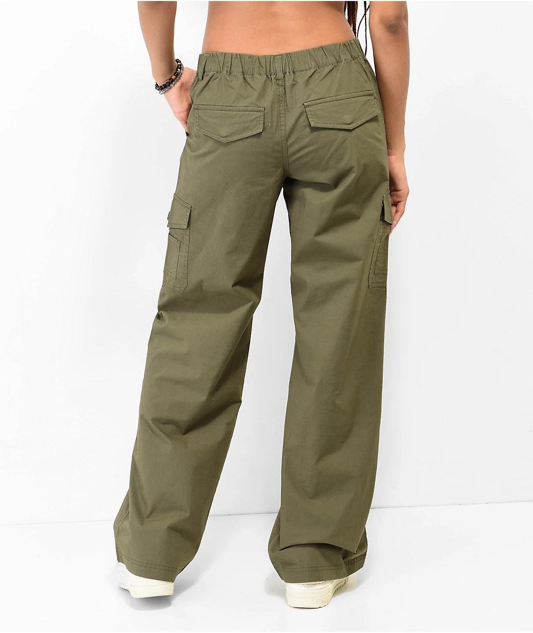 Empyre Maisie Grape Leaf Lowrise Cargo Pants Product Image