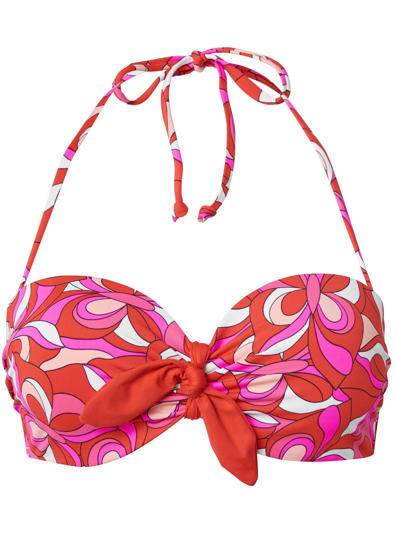 Underwire Bandeau Top - Monarch Reds Product Image