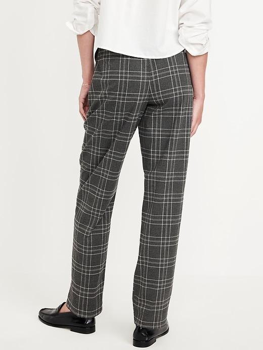 Extra High-Waisted Taylor Trouser Straight Pants Product Image