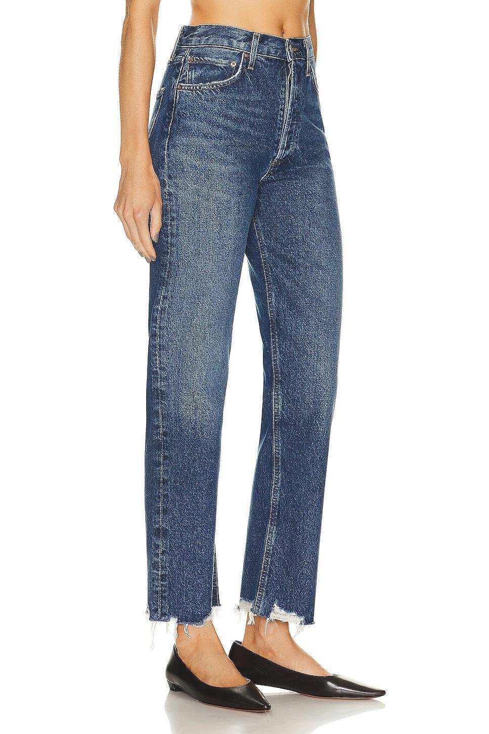 Womens 90s Pinch-Waist Straight-Leg Jeans Product Image