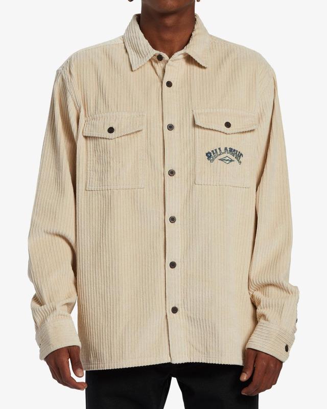 Bong Days Long Sleeve Cord Shirt - Chino Male Product Image