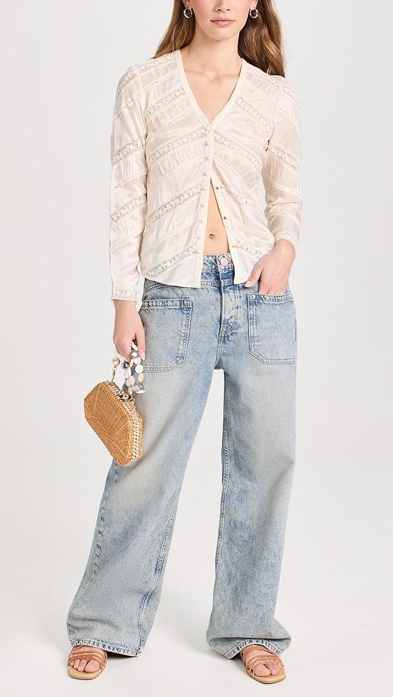 Free People Palmer Cuffed Jeans | Shopbop Product Image