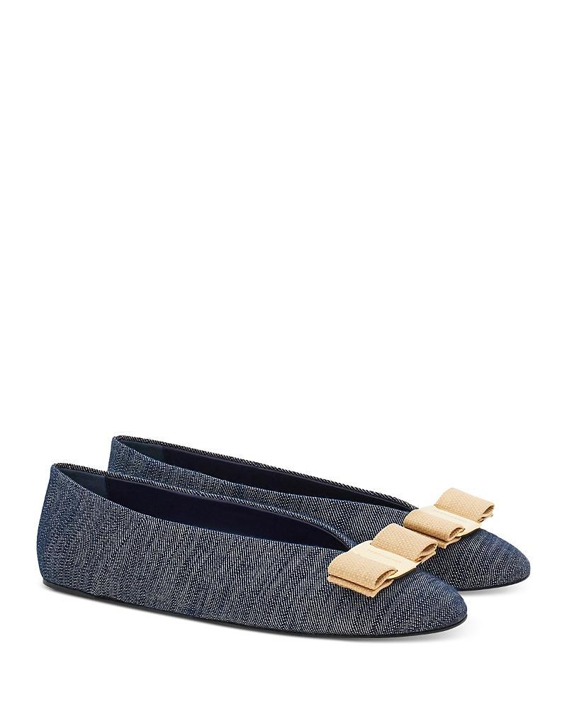 Womens Vanna Denim Flats Product Image