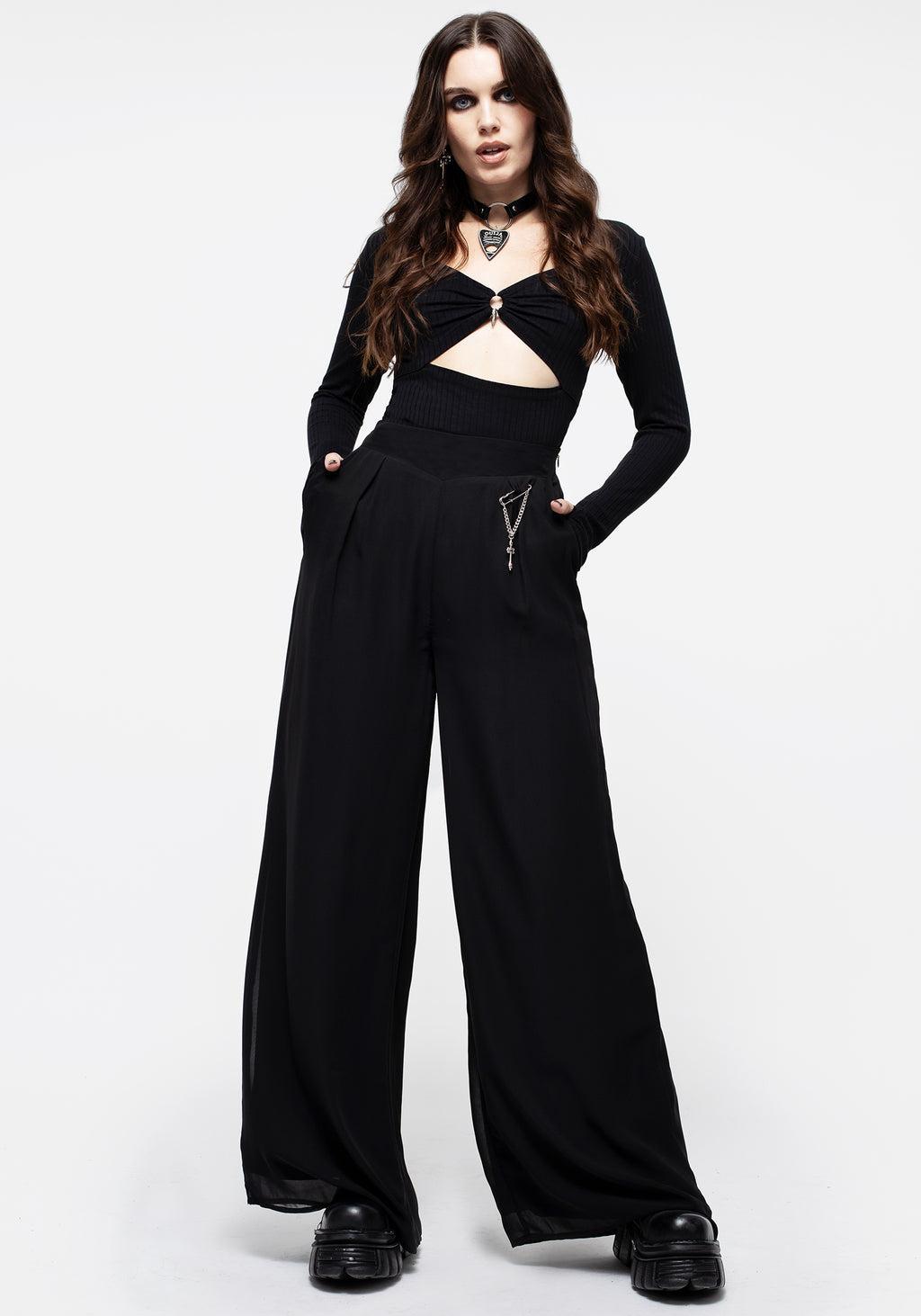 Descensum Wide Leg Trousers Product Image