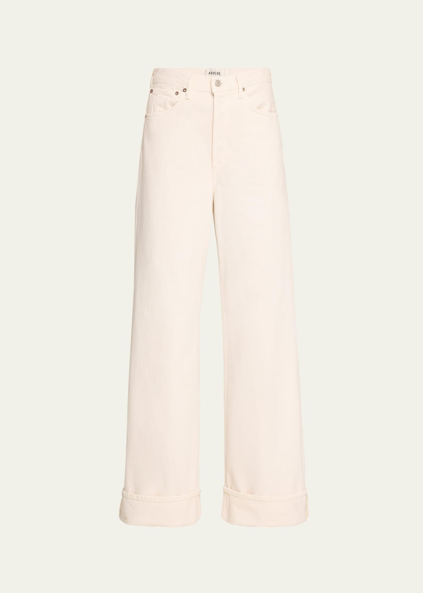 Womens Harper Mid-Rise Relaxed Crop Jeans Product Image