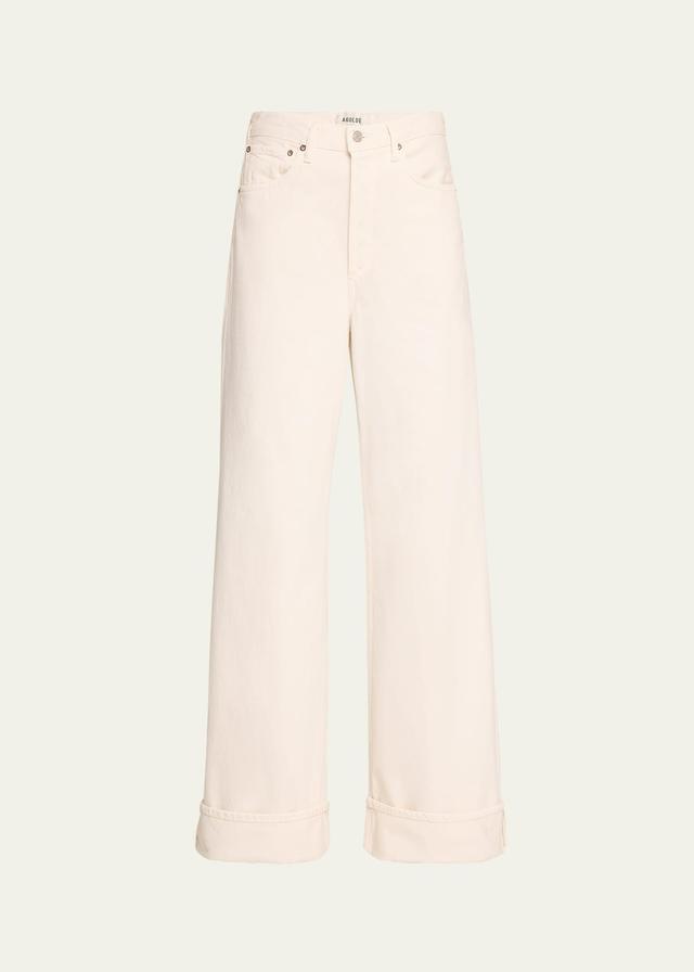 Womens Harper Mid-Rise Relaxed Crop Jeans Product Image