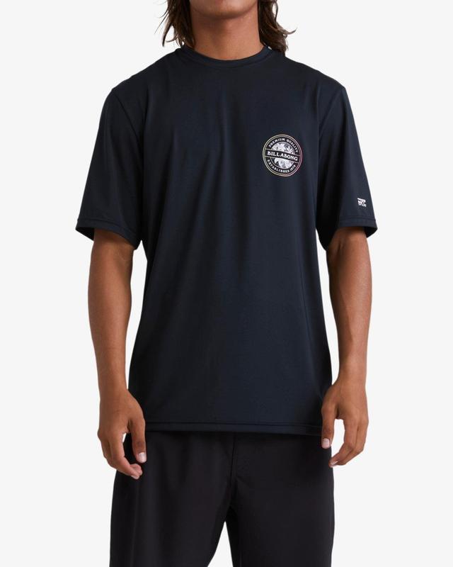 Rotor Loose Fit Short Sleeve Surf Tee - Black Male Product Image