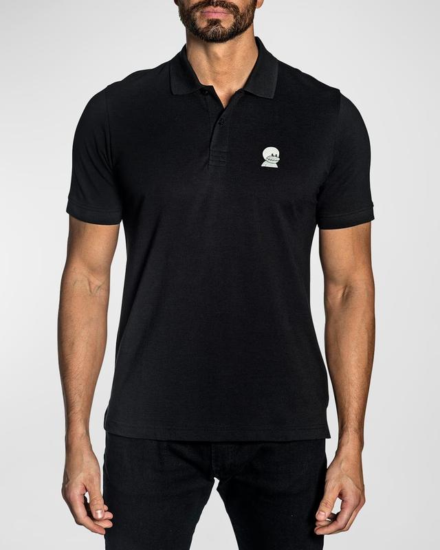 Mens NFT Embroidered Pima Cotton Polo Shirt Product Image