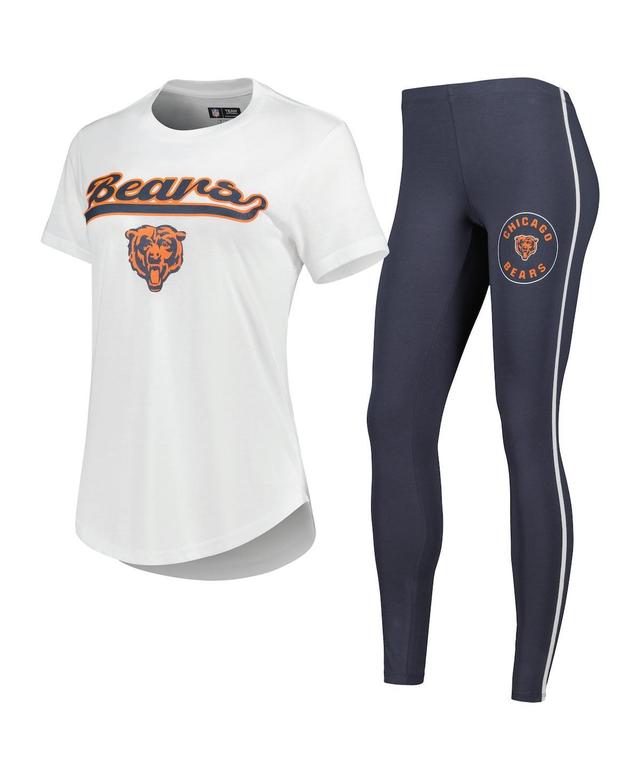 Womens Concepts Sport /Charcoal Chicago Bears Sonata T-Shirt & Leggings Sleep Set Product Image