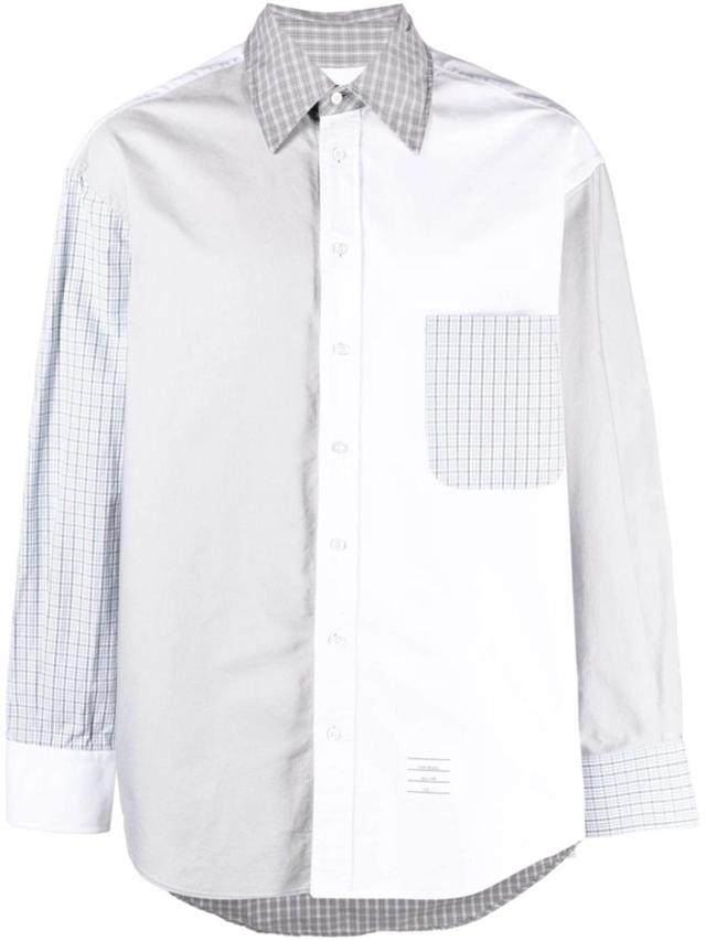 4-bar Long-sleeve Shirt In White Product Image