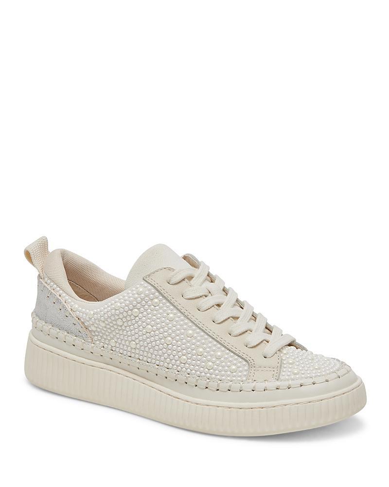 Dolce Vita Nicona Imitation Pearl Platform Sneaker Product Image