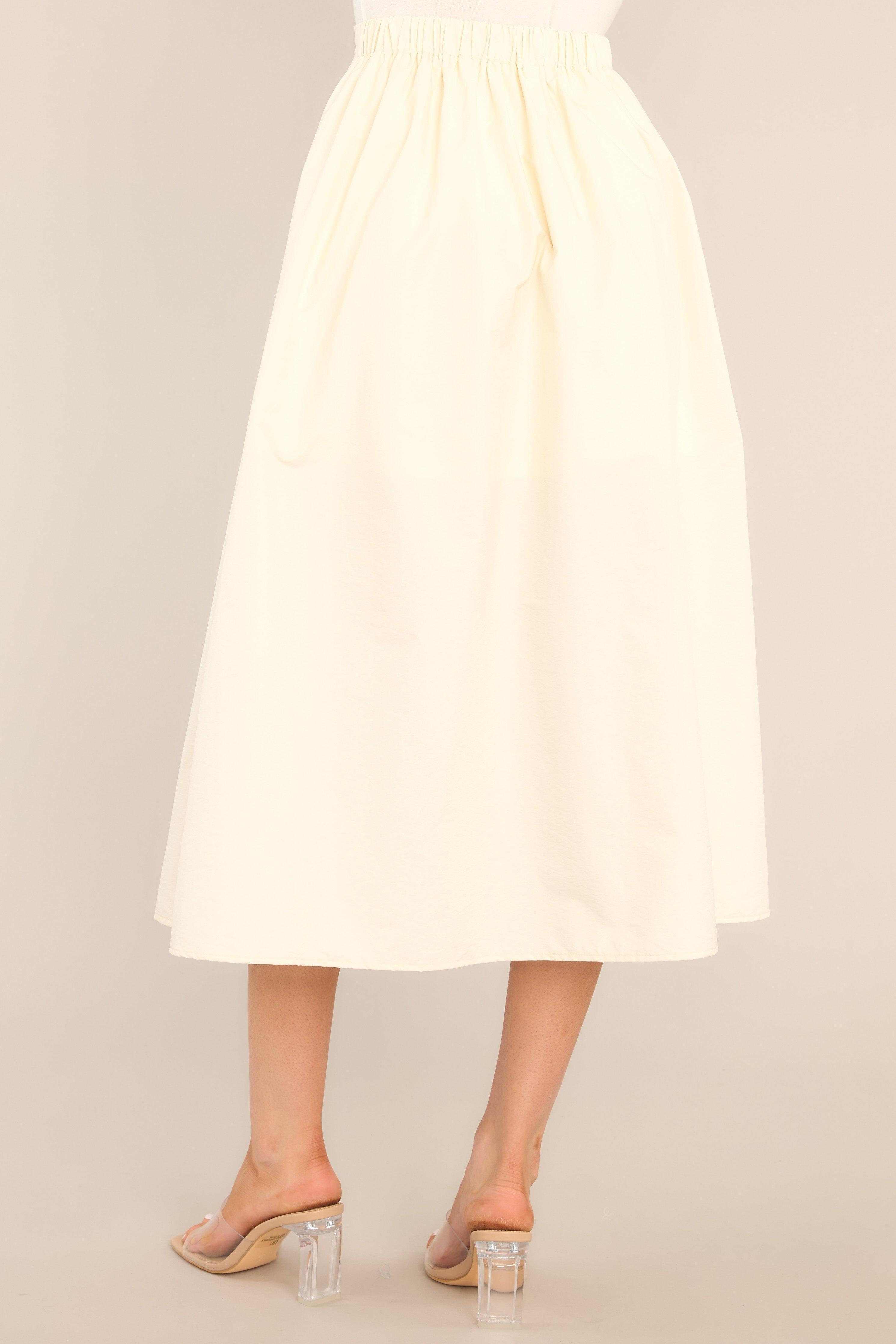 Then There Was One Ivory Midi Skirt Product Image