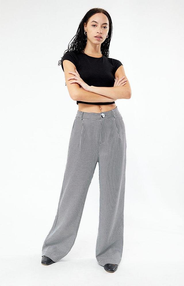 MINKPINK Womens Camilla Wide Leg Pants in Black Product Image