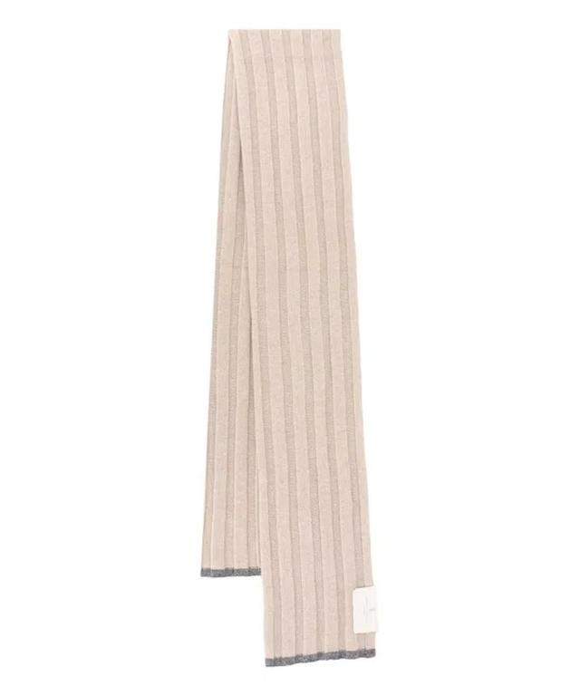 Cashmere Scarf In Beige Product Image