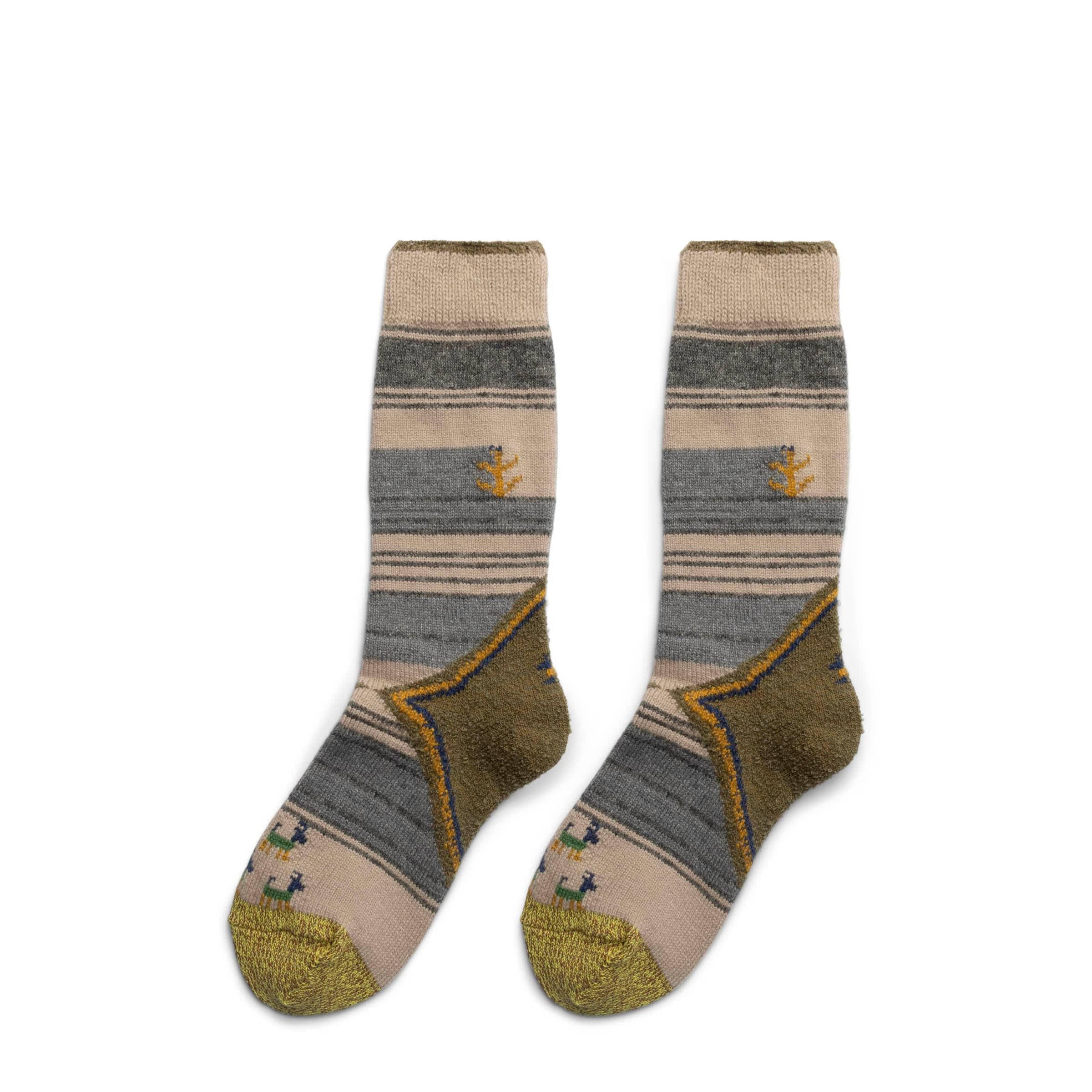 96 YARNS WOOL GABBEH HEEL SOCKS Male Product Image