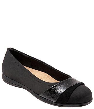 Trotters Danni Microfiber and Leather Flats Product Image