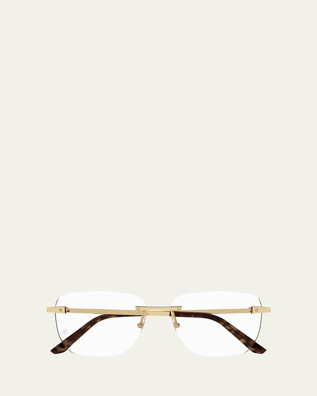 Men's Rimless Metal Optical Glasses Product Image