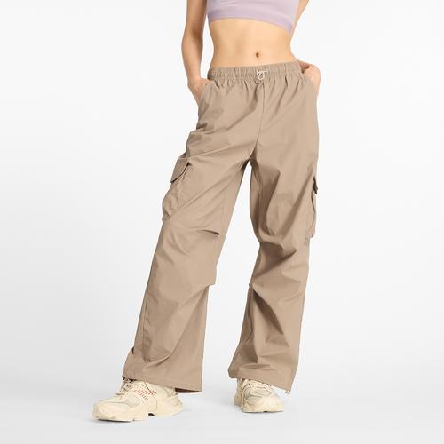 New Balance Womens New Balance Nylon Cargo Pants - Womens Black Product Image